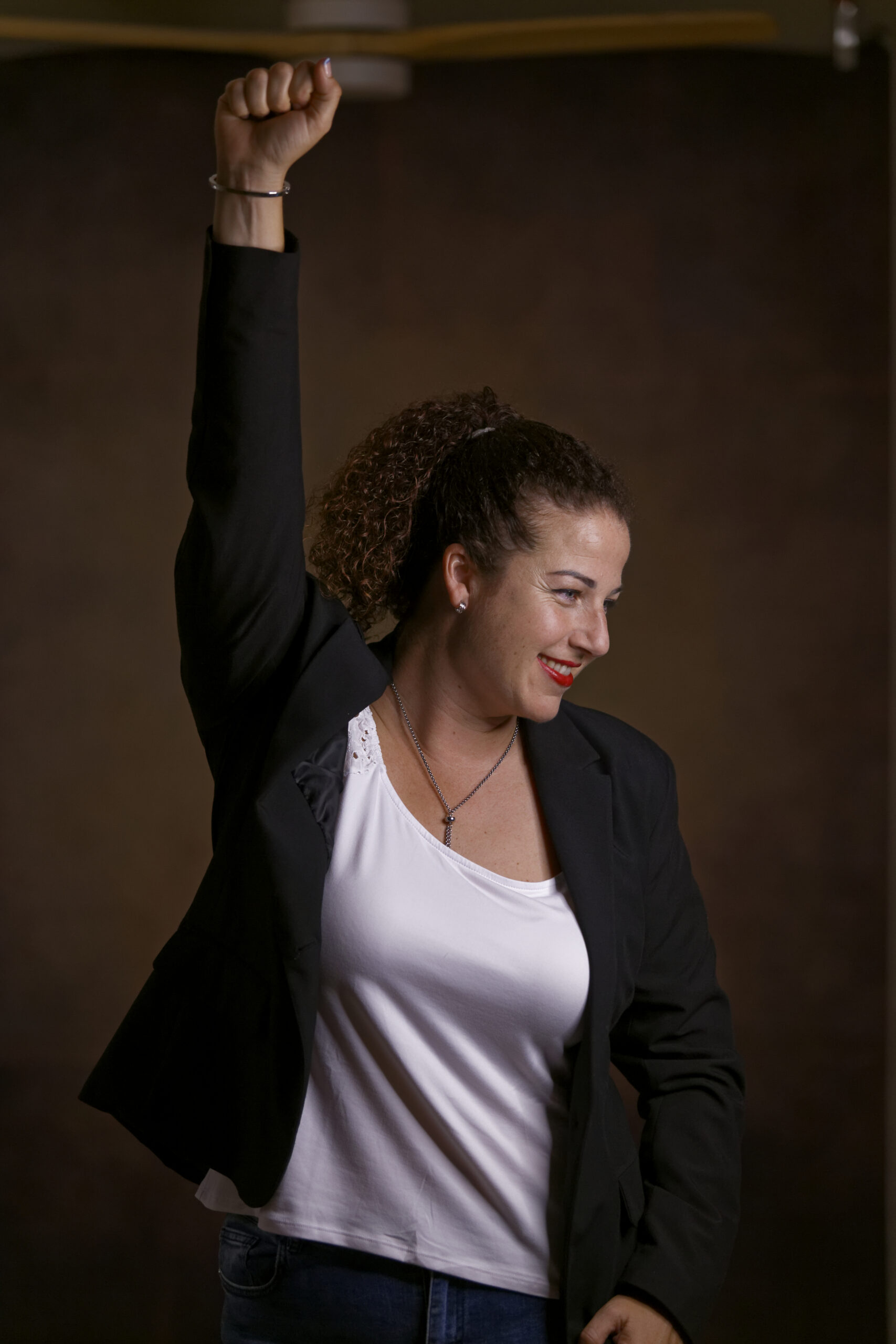 Beatriz Alcaide, creadora de SomAire®, durante una experiencia de breathwork